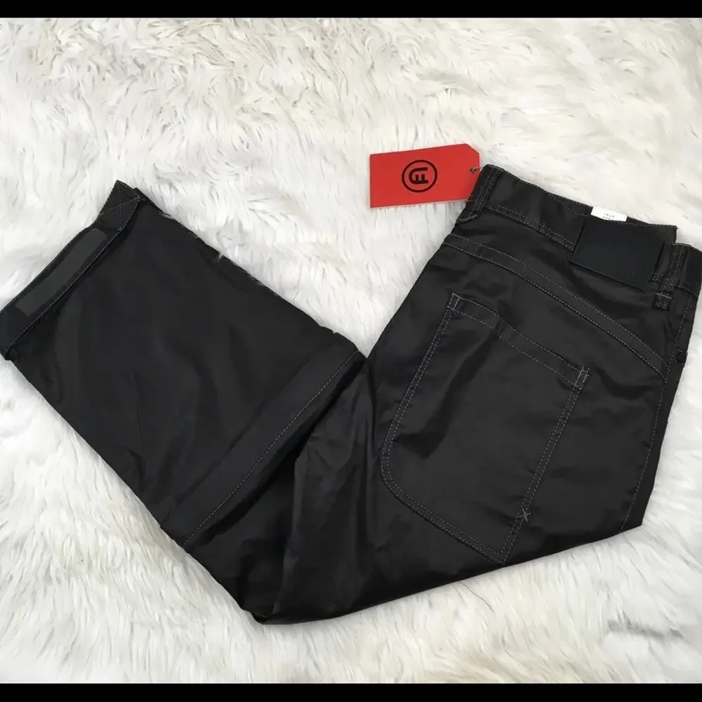 True Religion Men's Urban Convertible Pants Black Size 36 NWT